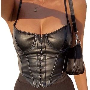 Black corset top